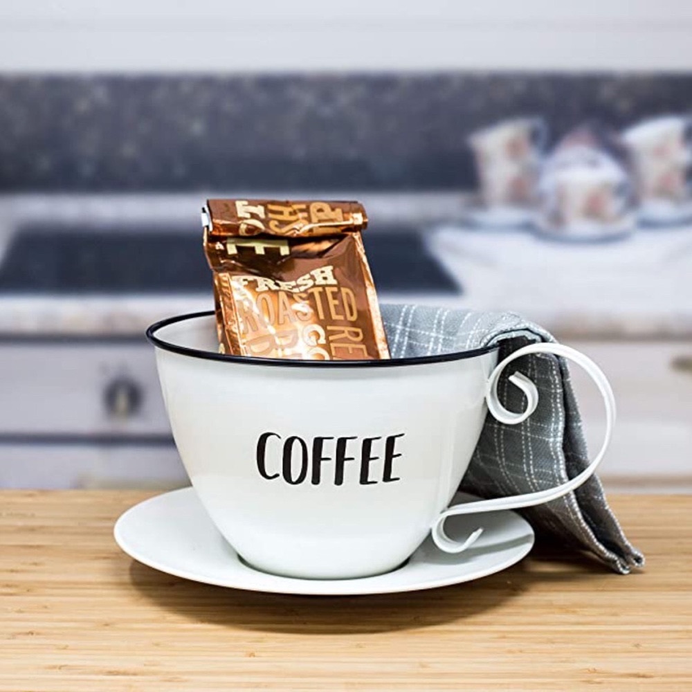 Storage Cup & Saucer Decorative Coffee Pod Storage - Picture 2 of 7